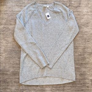 Sparkley Grey Gap Sweater